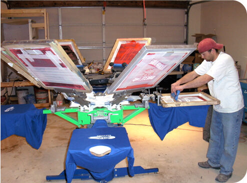 entrepreneur-ideas-for-college-students-screen-printing Screen Printing - Outsourcing to Contract Printer