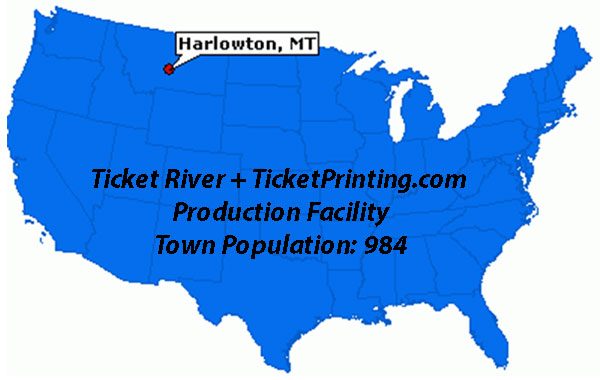 Harlowton Montana Map - TicketPrinting.com - Montana Entrepreneurs - Bozeman Entrepreneurs