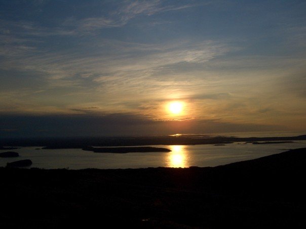 Sunrise from Cadillac Mountain - Maine