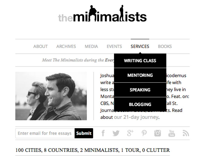 the-minimalists-hire-me-page