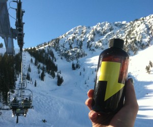 UEL ZING coffee - ski mountain bottle