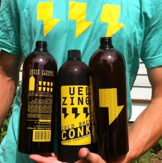 UEL ZING COFFEE - Conk Bullets and ZING shirt
