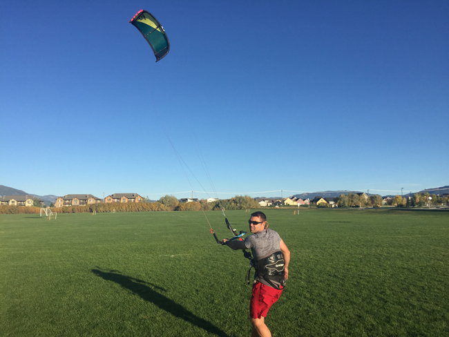 kite boarding