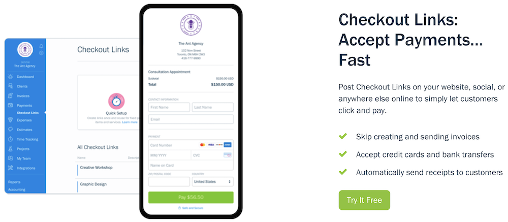 Freshbooks vs Quickbooks Checkout Links Freshbooks vs Quickbooks Checkout Links